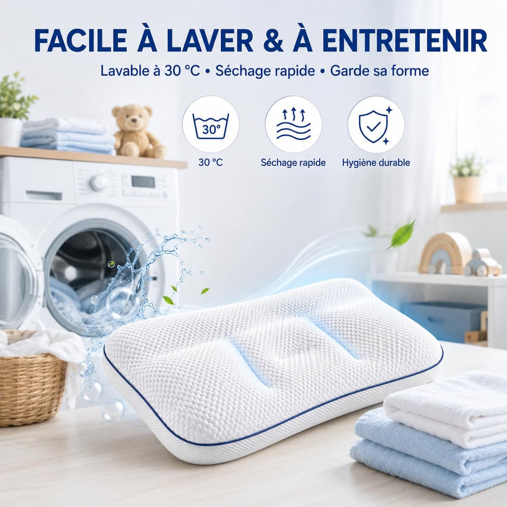 L'oreiller Dodo Doux — soutien ergonomique pour enfant